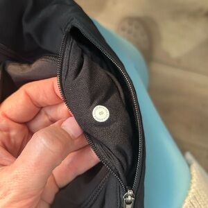 Lulu Black Pace Rival Skirt Skort Regular 4-Way Stretch 13” Tennis Size 8